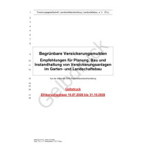 Gelbdruck Begrünbare Versickerungsmulden, 2026  (gedrucktes Skript)